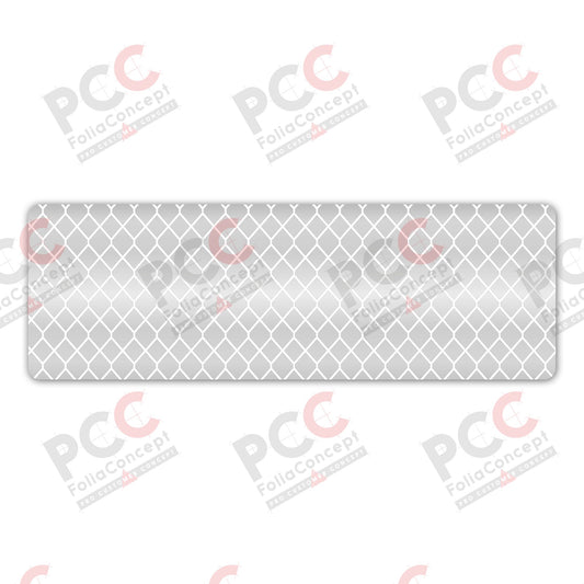 Konturmarkierung weiß Diamond Grade - 30 mm x 90 mm - Streifen = 10x a 30x90 mit GAPS - insg. 1m lang