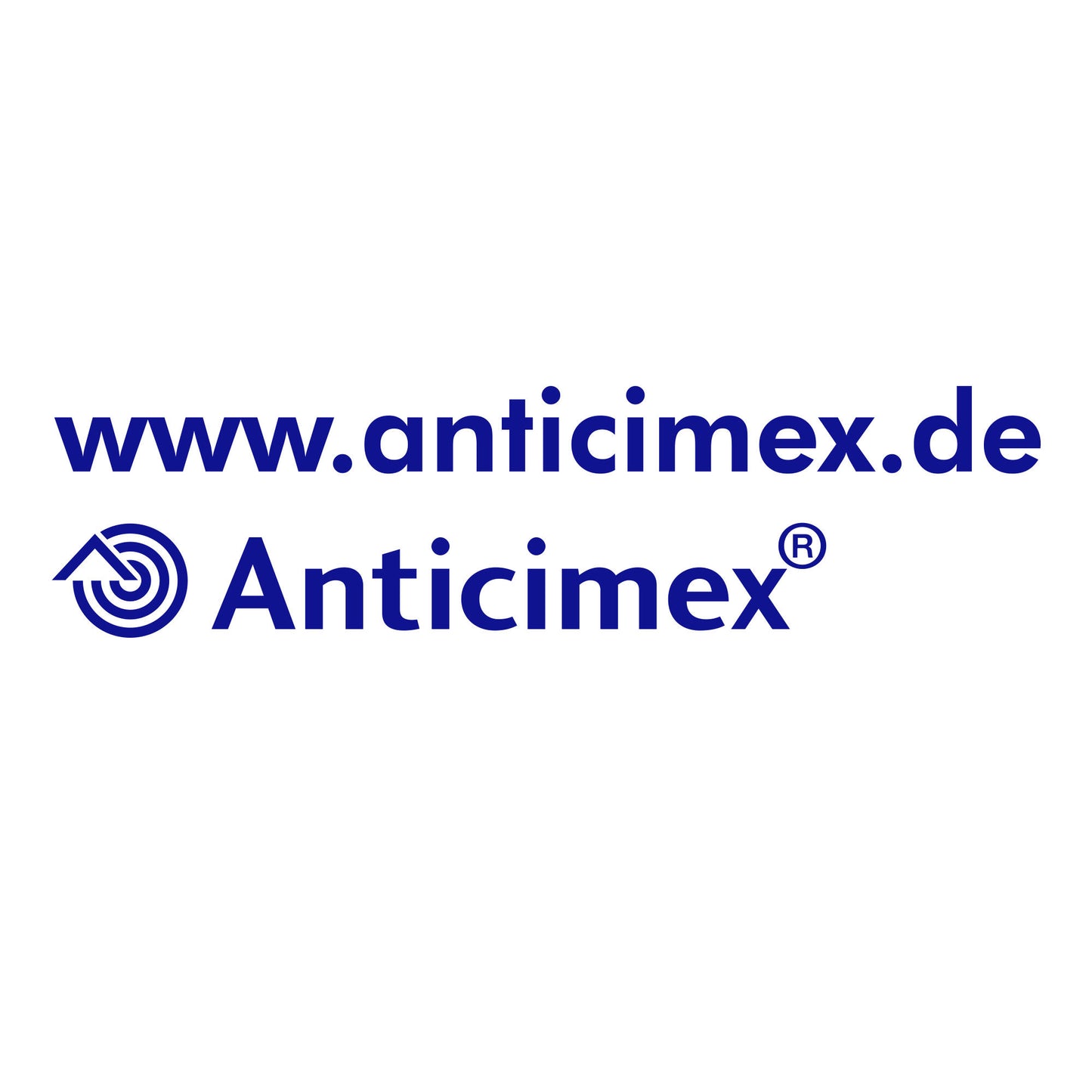 15 x Fahrzeugbeschriftung "Anticimex" - klein - Blau
