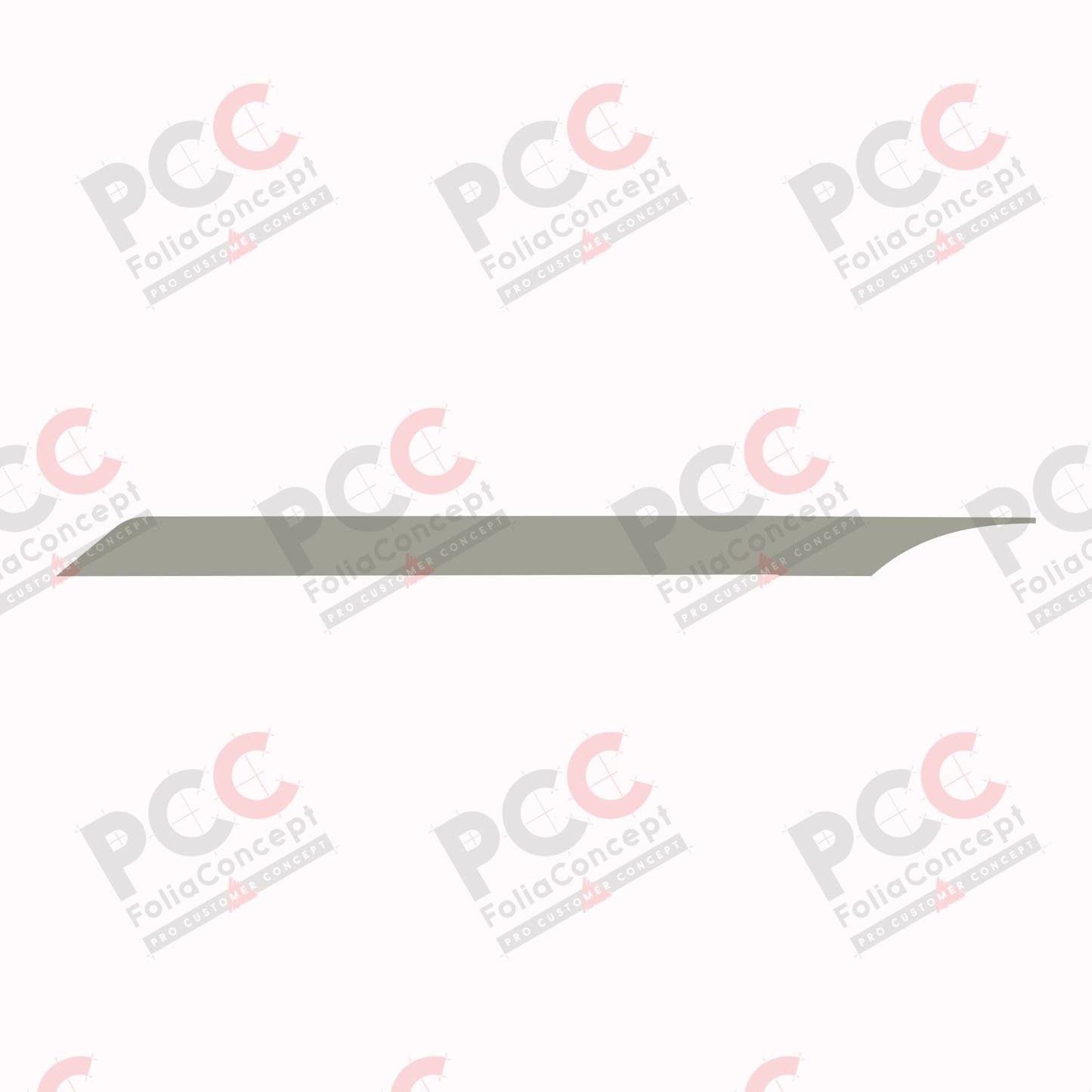 Aufkleber Dach/Haube AK Fiat champagner links