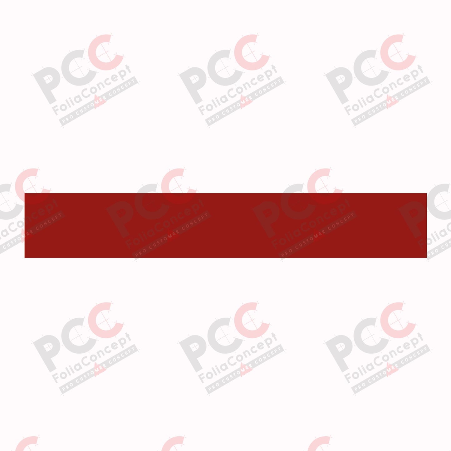 Folienstreifen rotbraun met. - 45x280mm