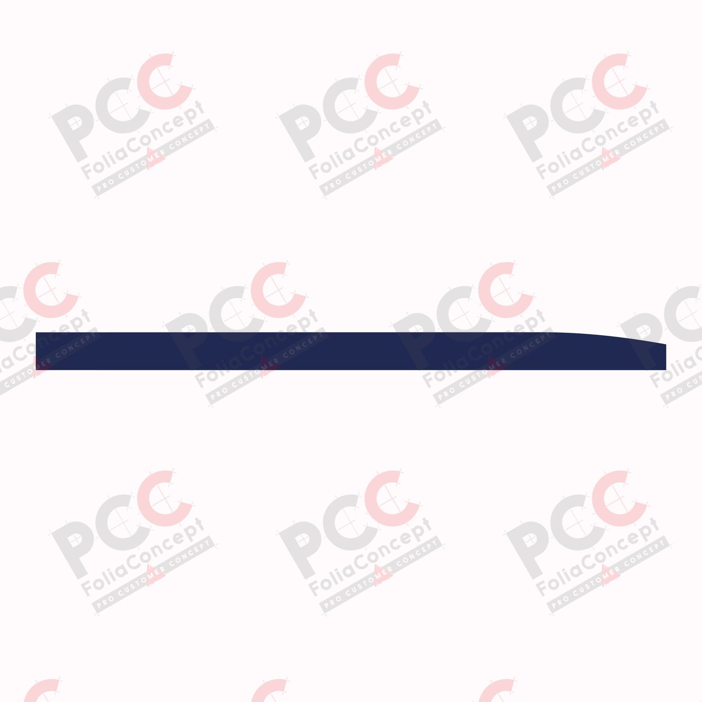 Folienstreifen Fiat Ducato blau 260mm R