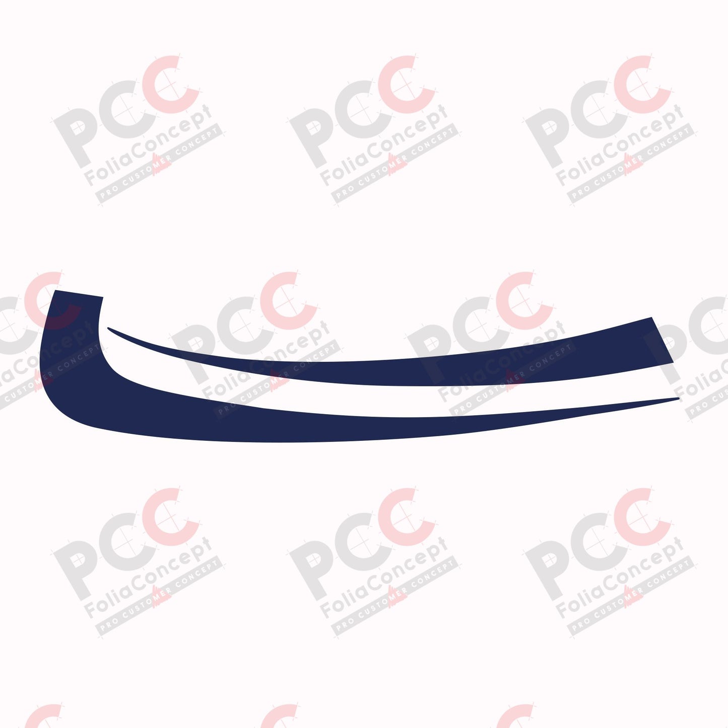 Aufkleber Design Auge A/B 2-tlg blau links