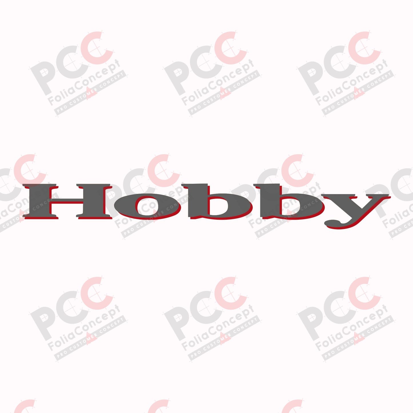 SZ Front HOBBY grau/rot - 700mm