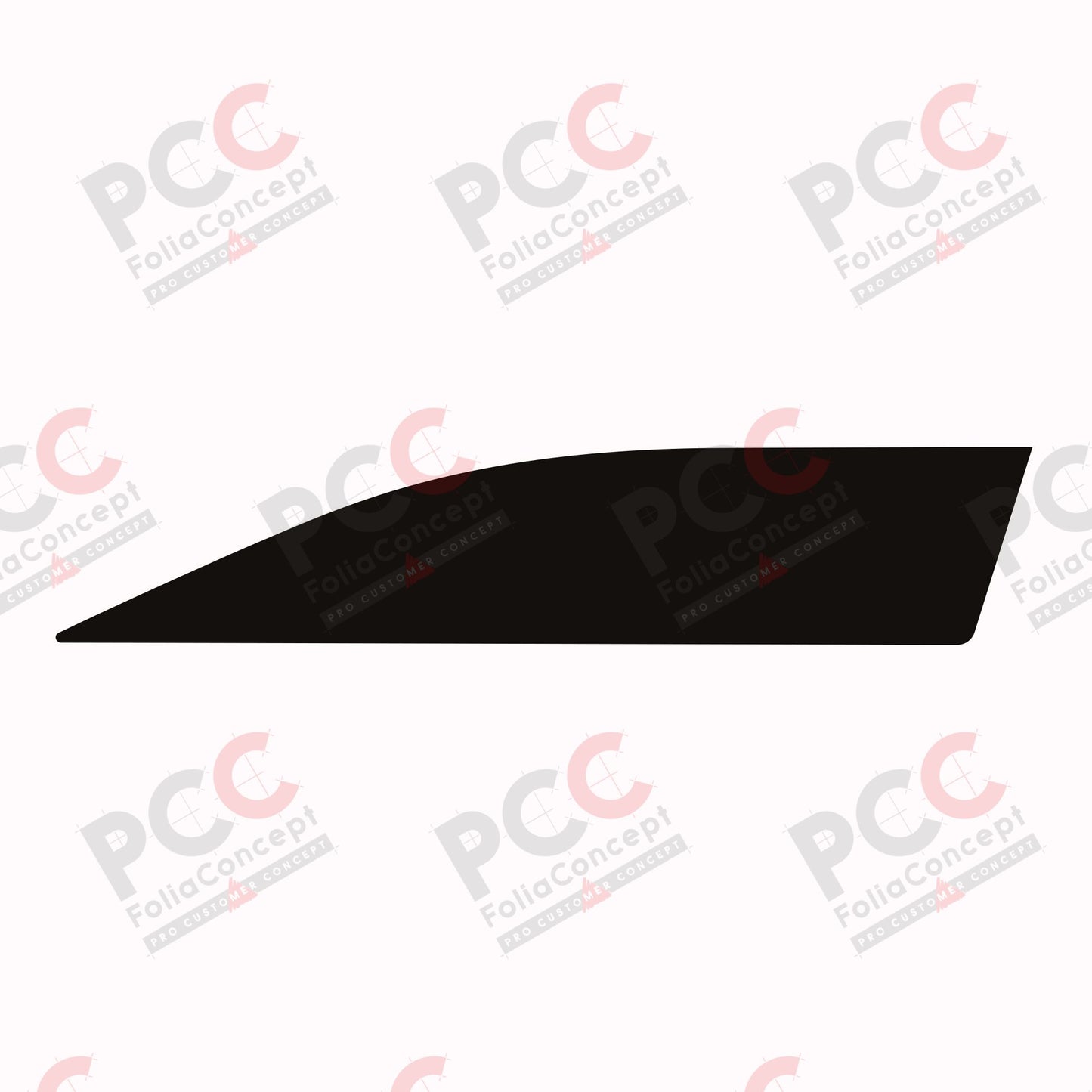 Aufkleber Renault/Fiat B-Säule links oben schwarz