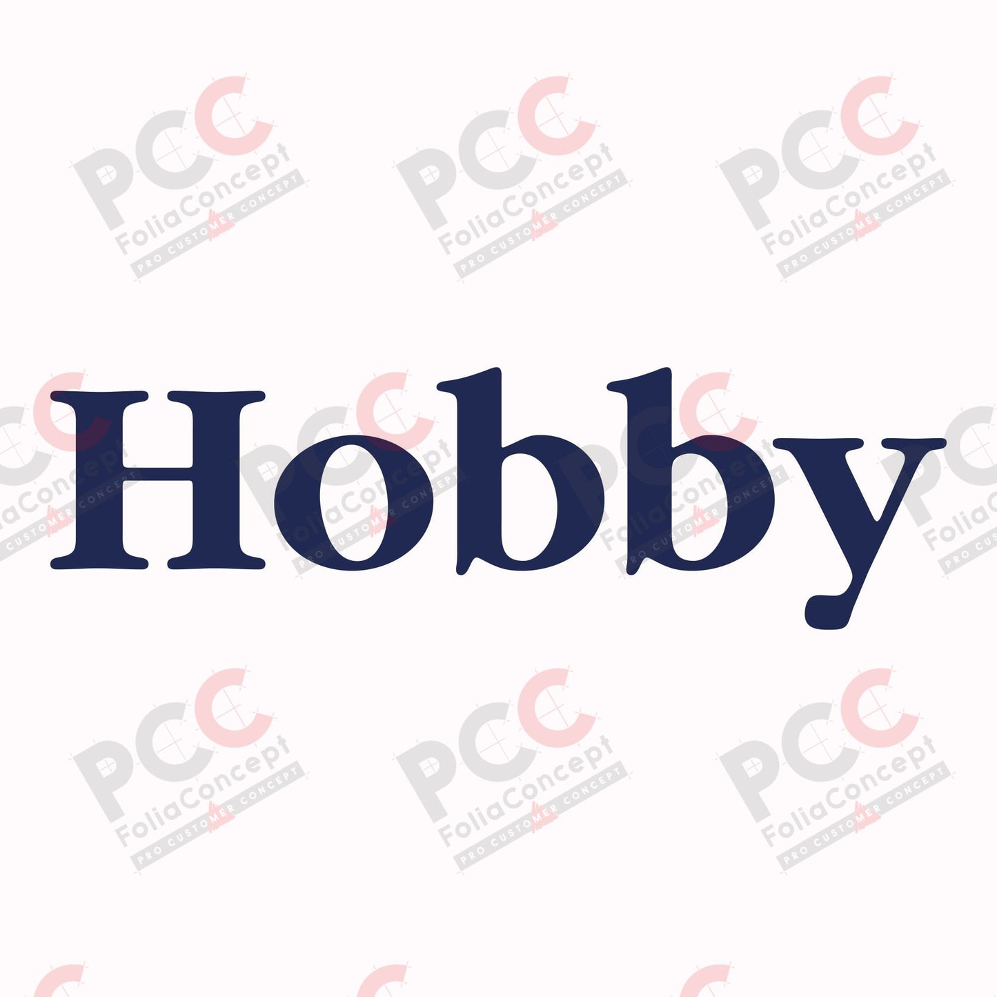Logo-Heckaufkleber Hobby 285x57mm stahlb
