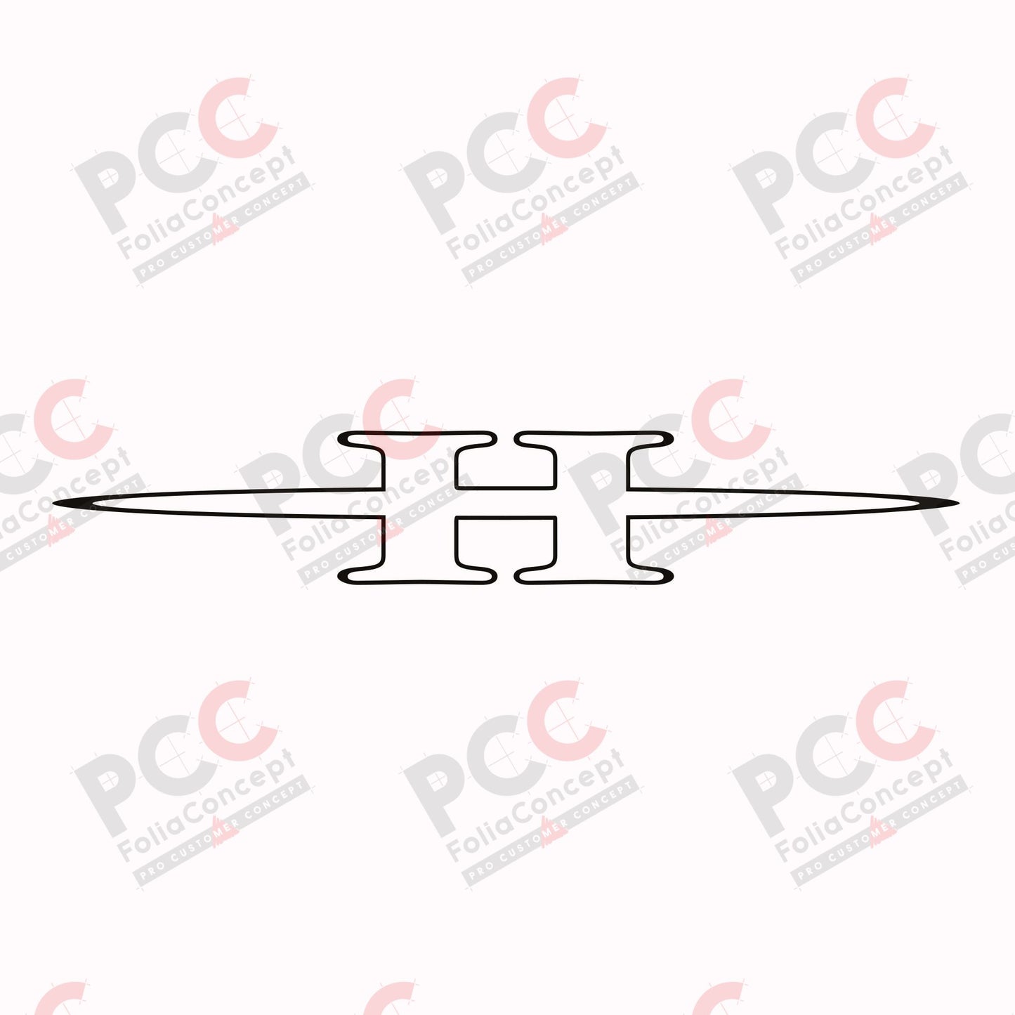 Hobby Wohnwagen Seitenemblem - H - 980x167mm - 2700450014