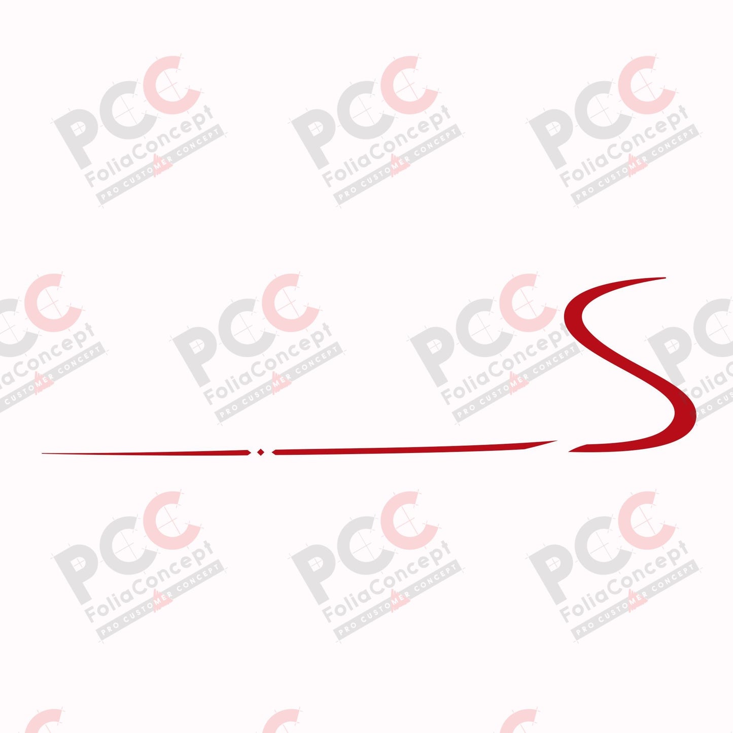 Aufkleber Sphinx DS Street 725 rot 2tlg.-Teil 3 L