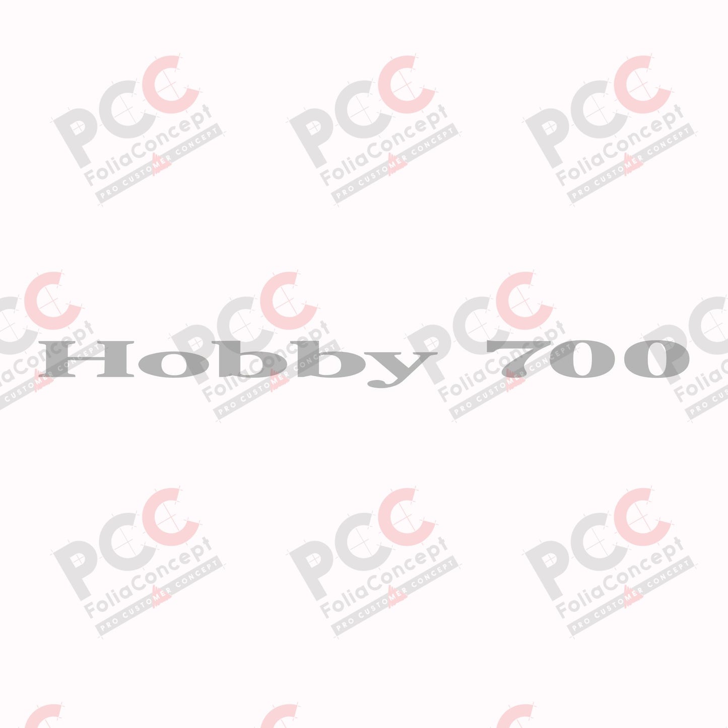 Hobby Schriftzug 700 silber Länge: 1300
