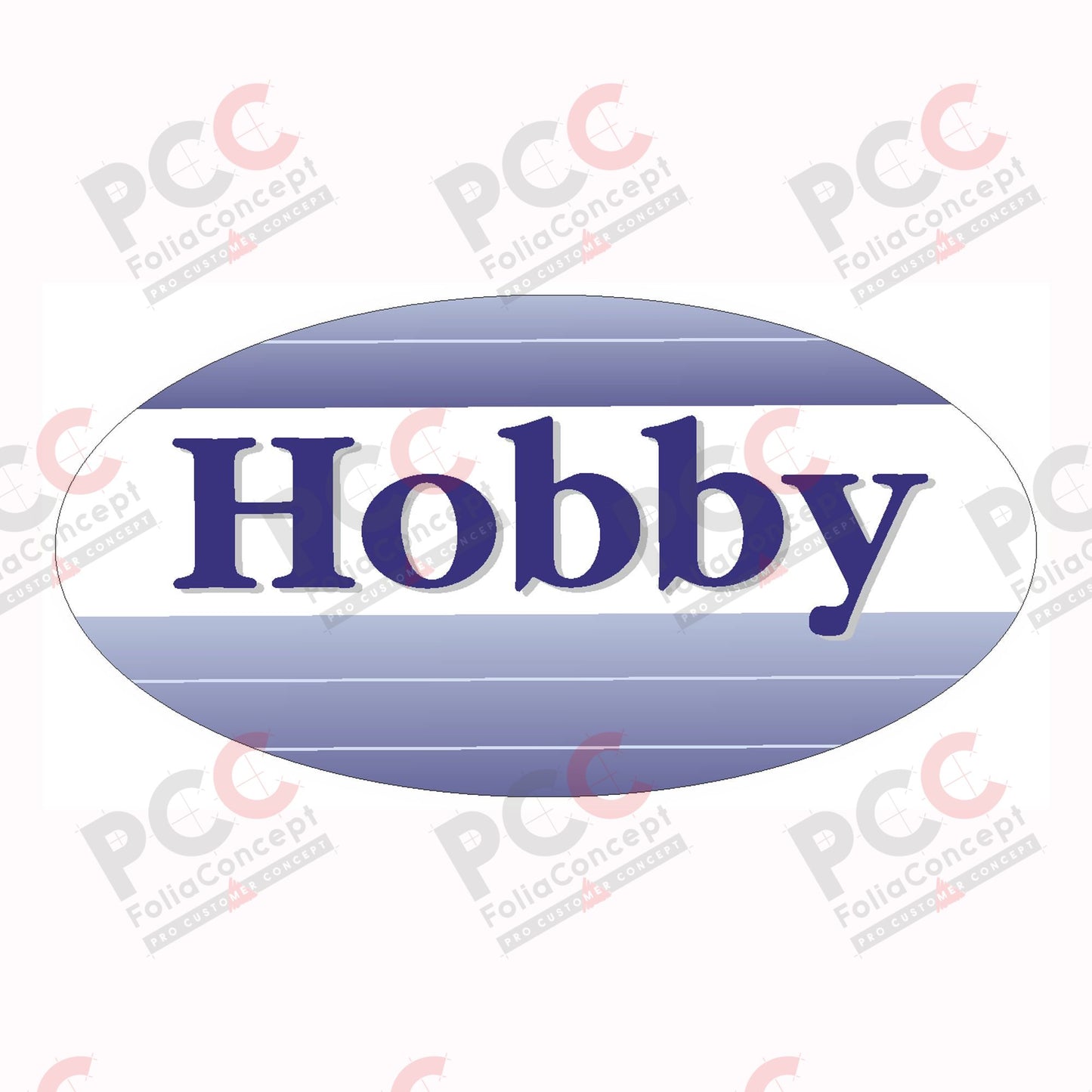 Hobby - Logo Heckaufkleber