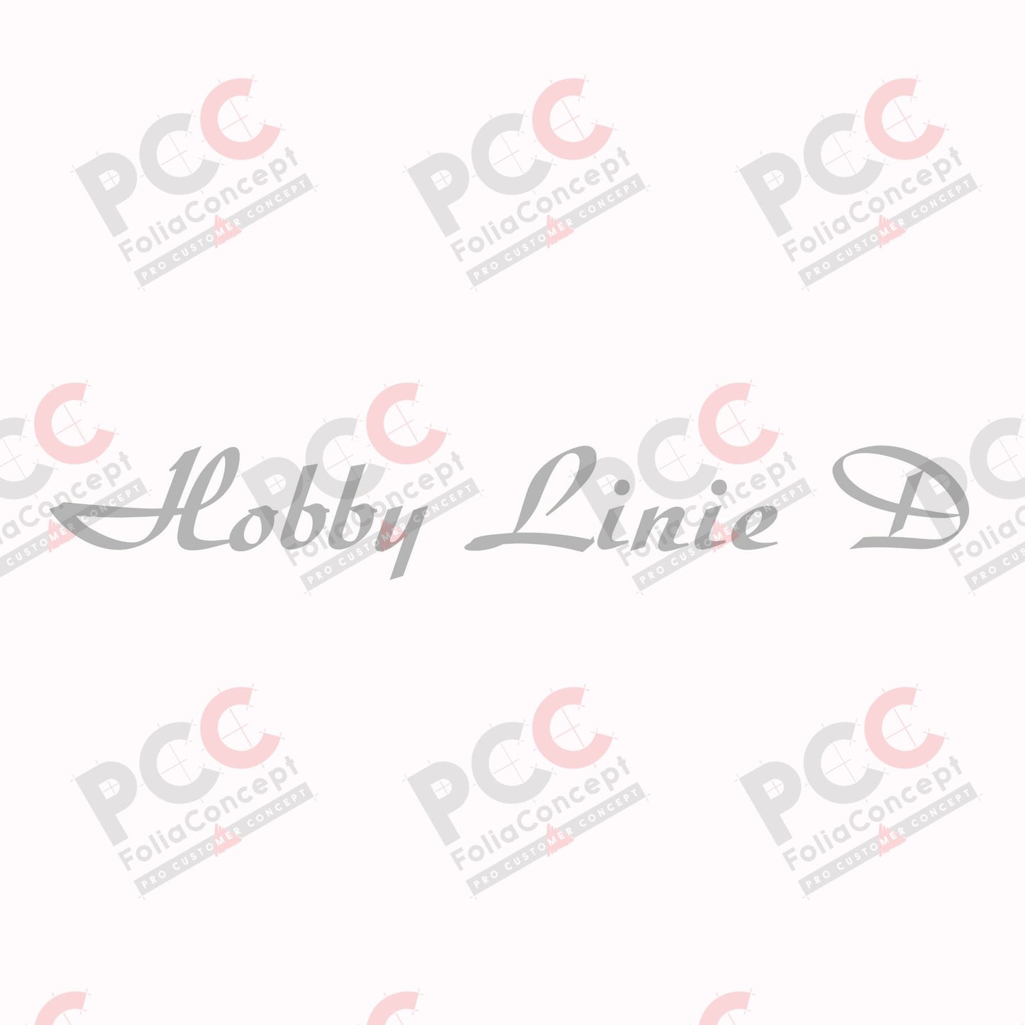Glasdekor-Spiegelbeschr. Hobby - Line D -
