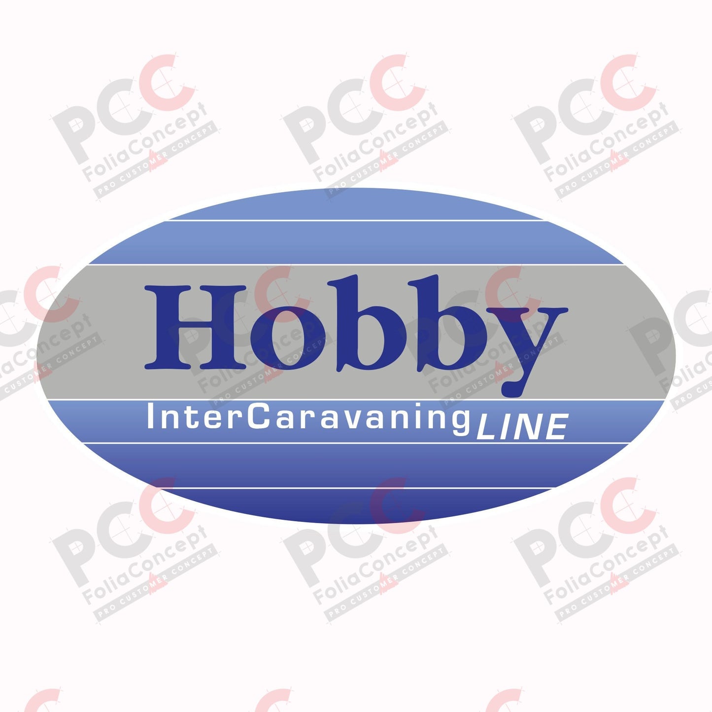 Logo Bugaufkleber - Intercaravaning -