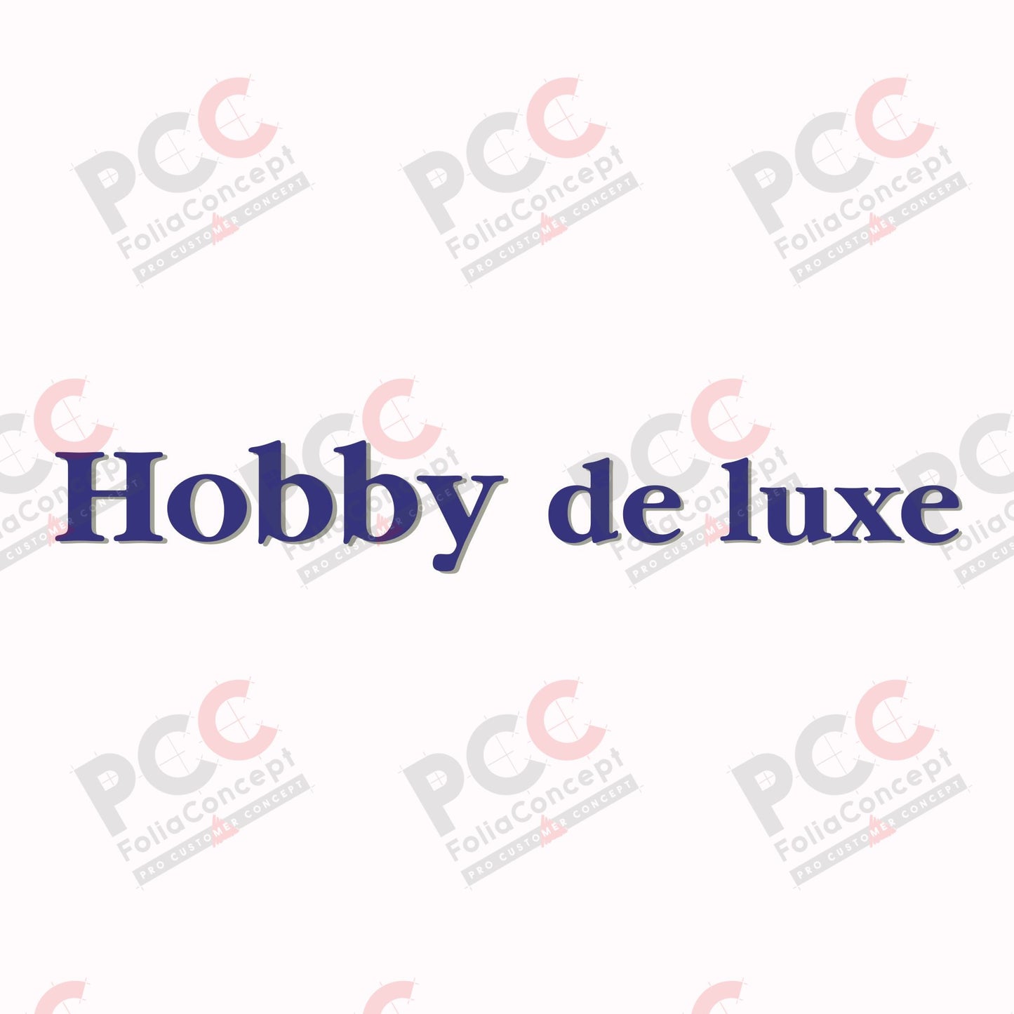 Hobby Wohnwagen Schriftzug - Hobby de luxe - 2700350007