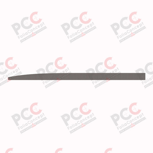 Aufkleber Bauchbinde 4550mm carbon links
