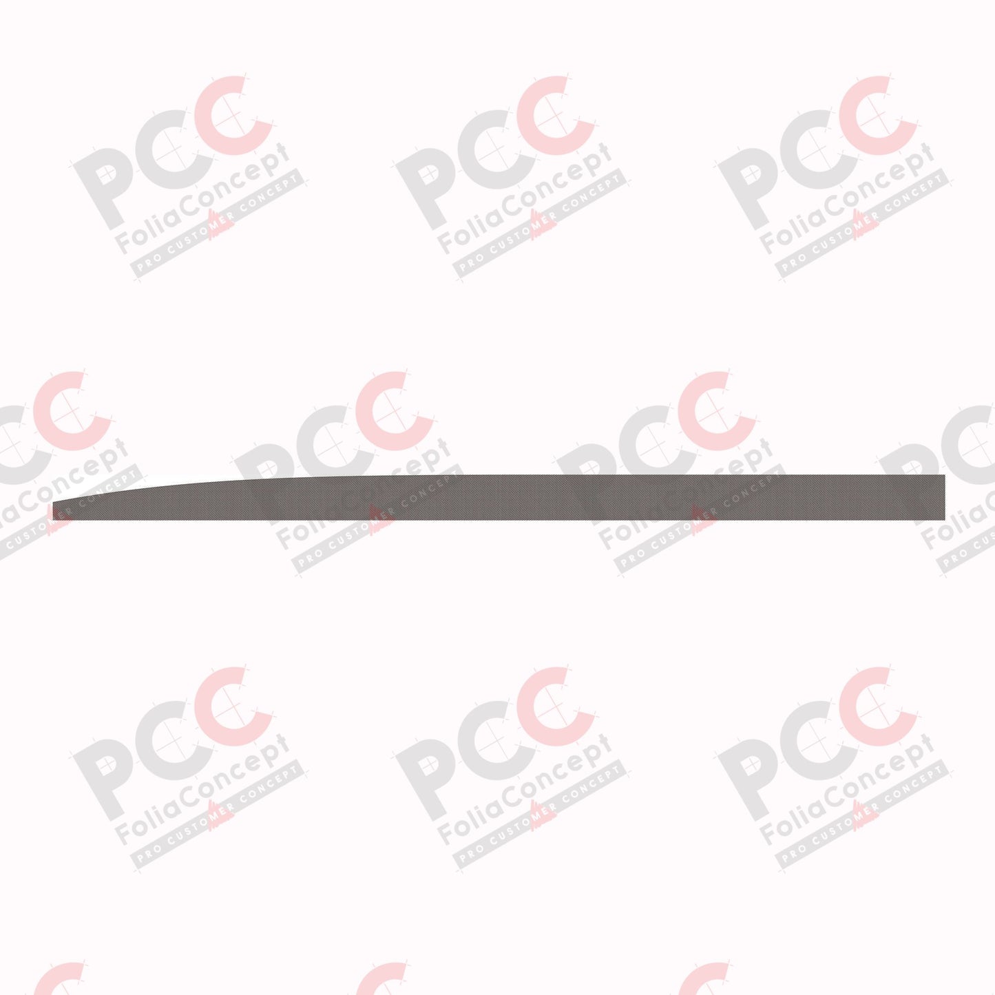 Aufkleber Bauchbinde 4550mm carbon links