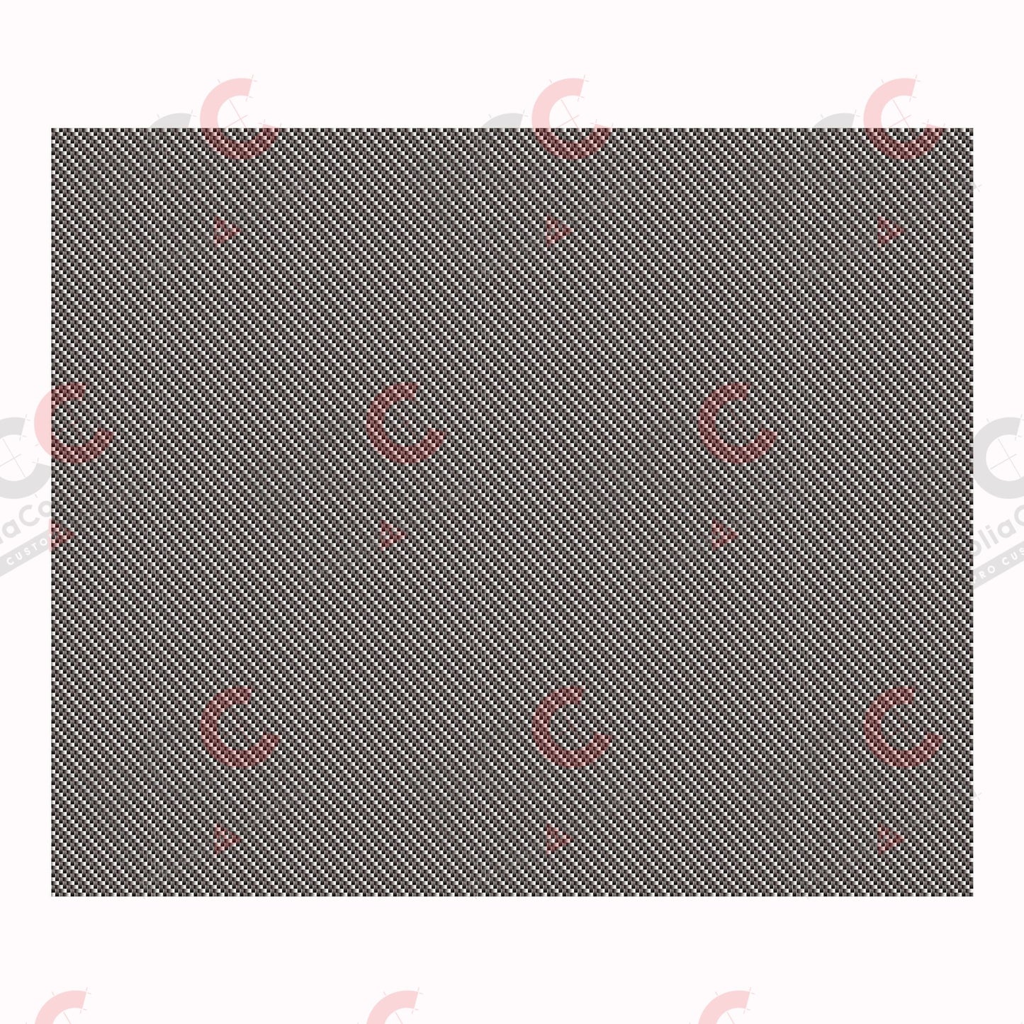 Aufkleber Stoßfänger Ecke carbon 600x500mm - 3D