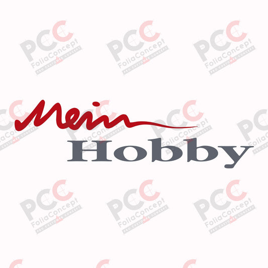 Aufkleber Hobby Wohnwagen Wortmarke Mein Hobby 2014 485x150mm - 2701860015