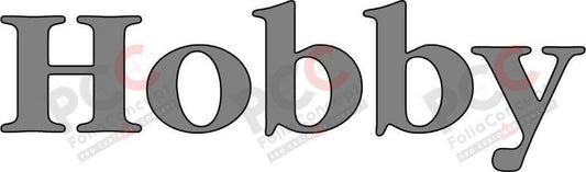 Hobby Wohnwagen Schriftzug Hobby Bug 519x154mm - 2700210024
