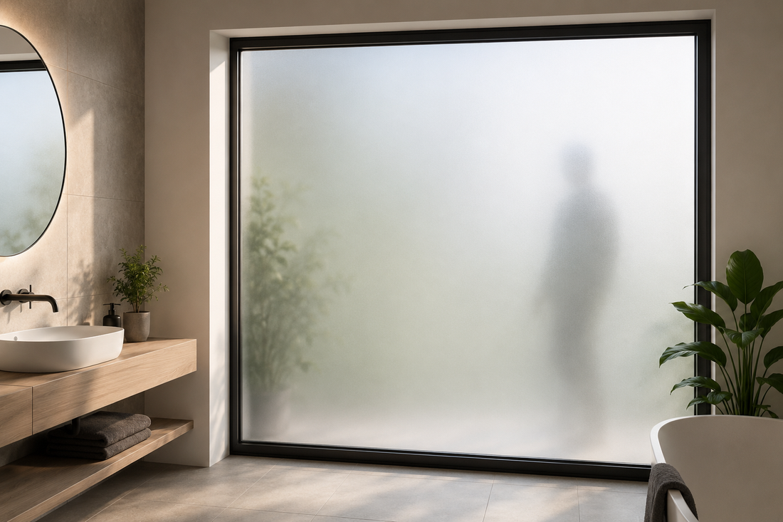 Milchglasfolie fürs Fenster: Sichtschutz, der Licht durchlässt