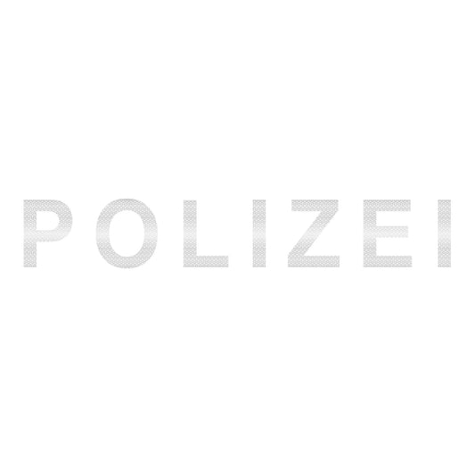 Schriftzug "Polizei" 520mm x 80mm - Oralite
