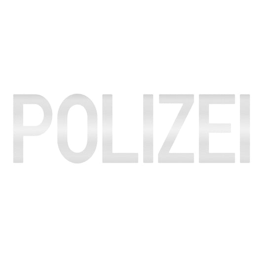 Schriftzug "Polizei" 950mm x 280mm Oralite-OSV 41849