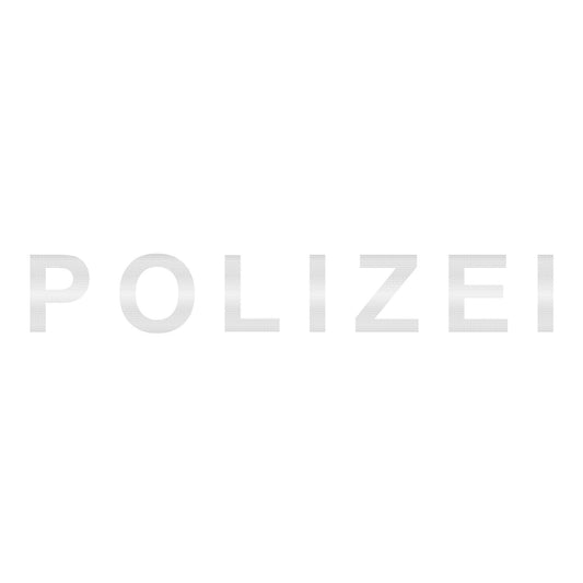 Schriftzug "Polizei" 1150mm x 176mm Oralite