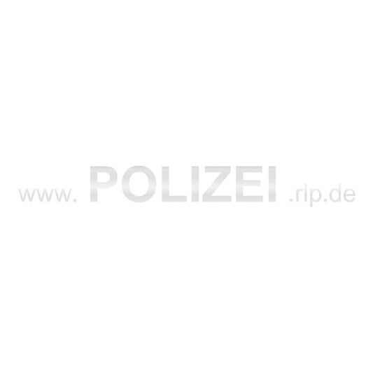 Schriftzug "www.Polizei.rlp.de" 1190mm x 145mm Oralite