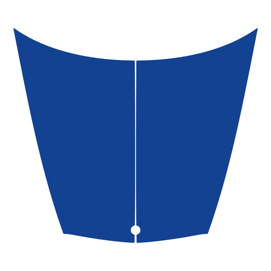 MB S212 - Motorhaube 2-teilig blau BaWü