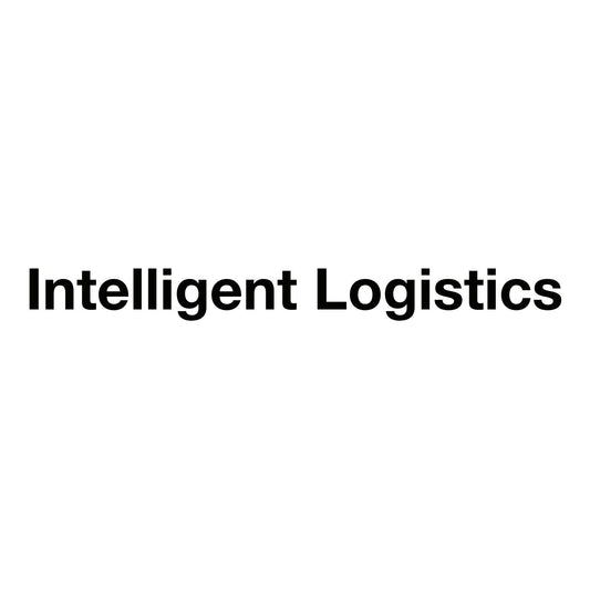 Schriftzug „Intelligent Logistics“ – 2,2 m breit – schwarz
