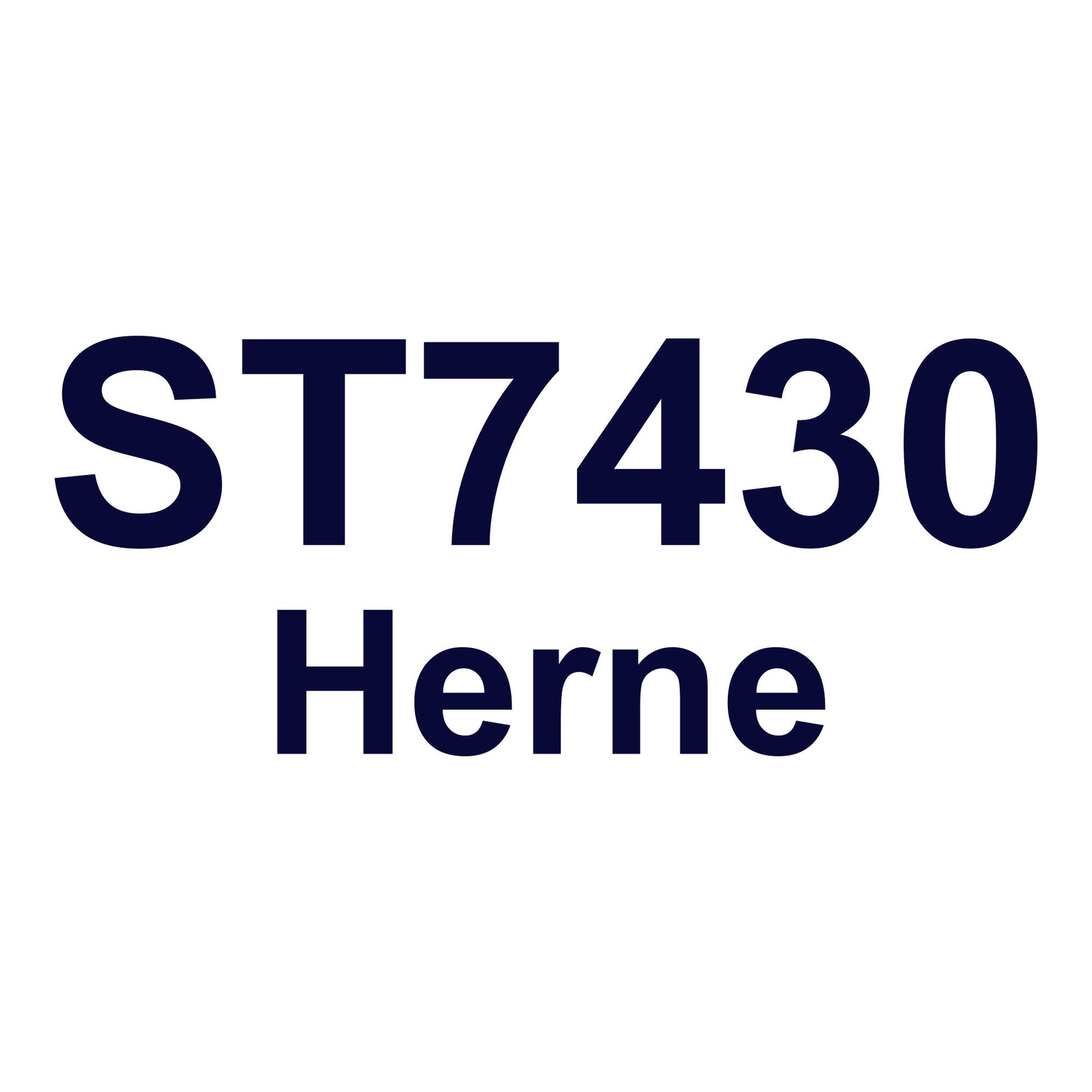Schriftzug Flottennummer – individuell – blau