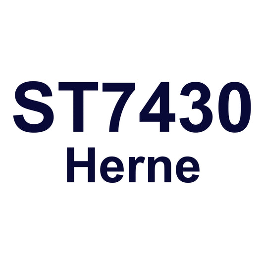 Schriftzug Flottennummer – individuell – blau