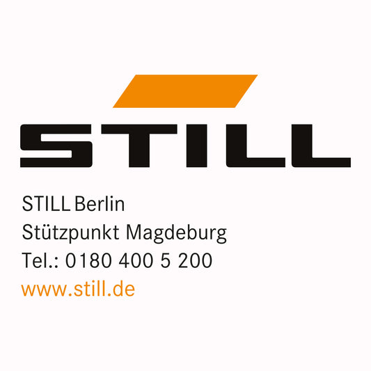 STILL Tür-Adressblock – Logo, Standort, Stützpunkt und Domain