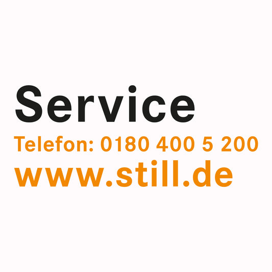STILL Heckschriftzug Service – 350 mm