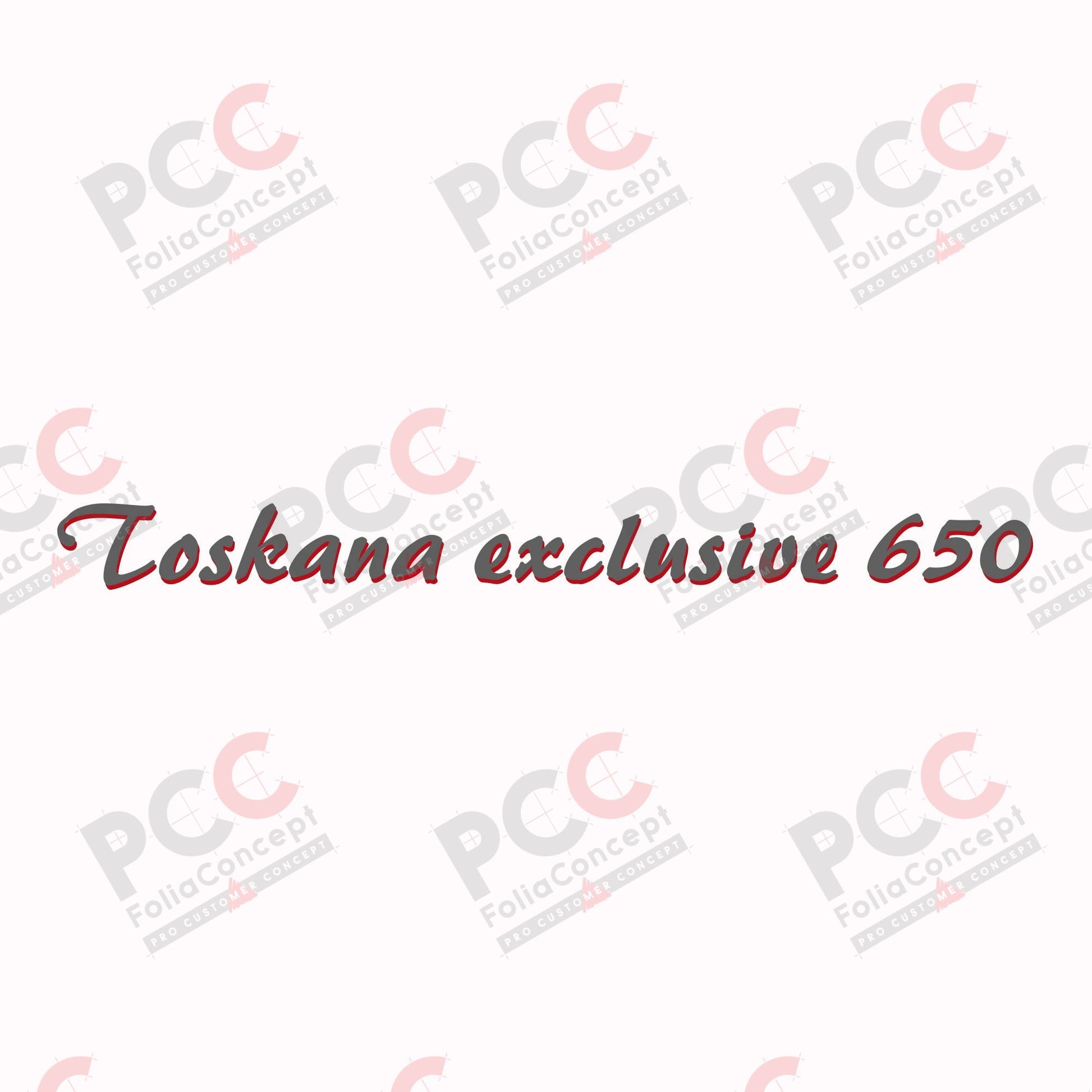 SZ "Toskana exclusive 650" grau/rot