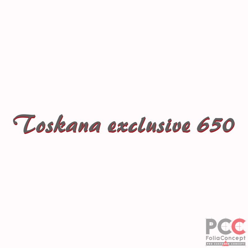 SZ "Toskana exclusive 650" grau/rot