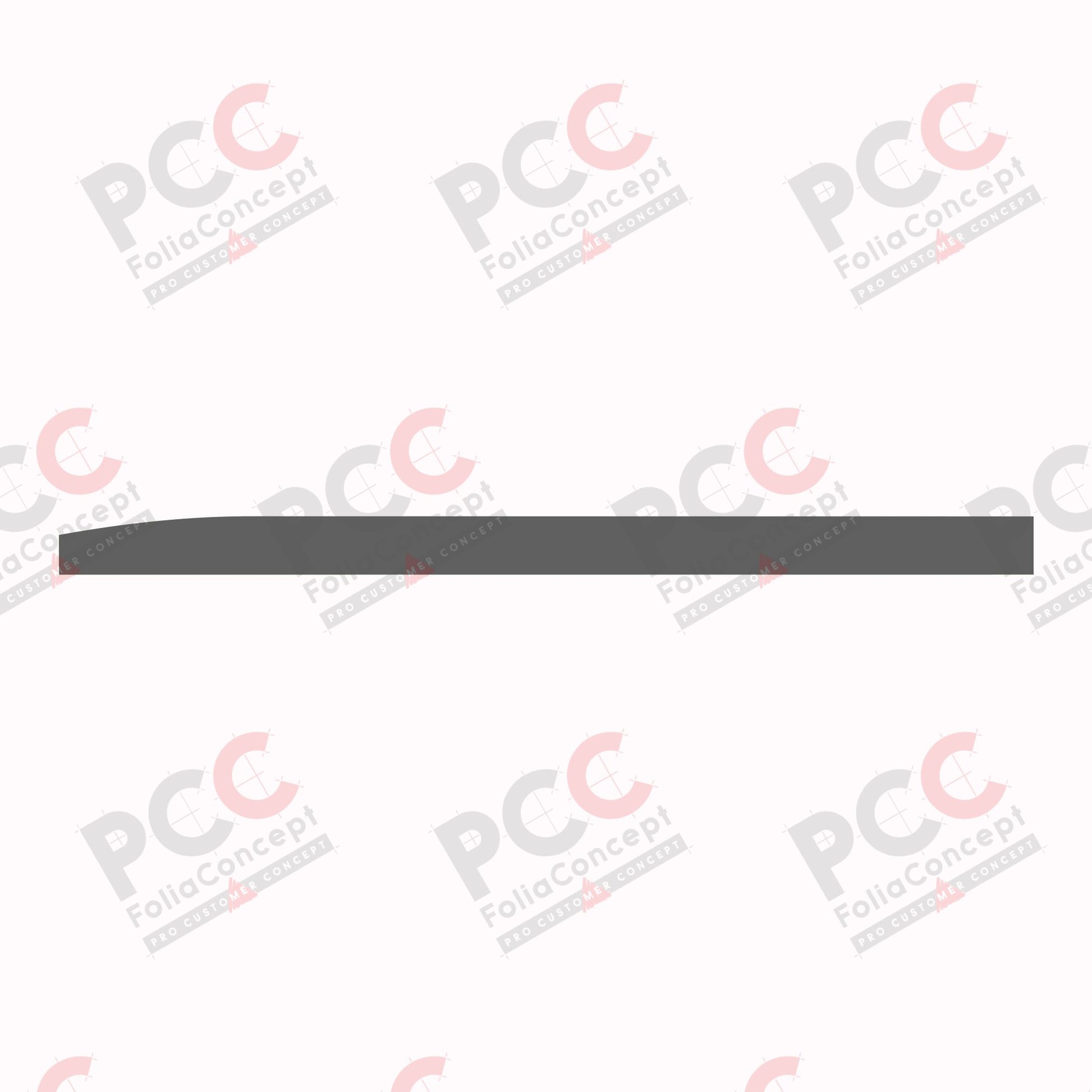 Folienstreifen Fiat Ducato grau 260mm L