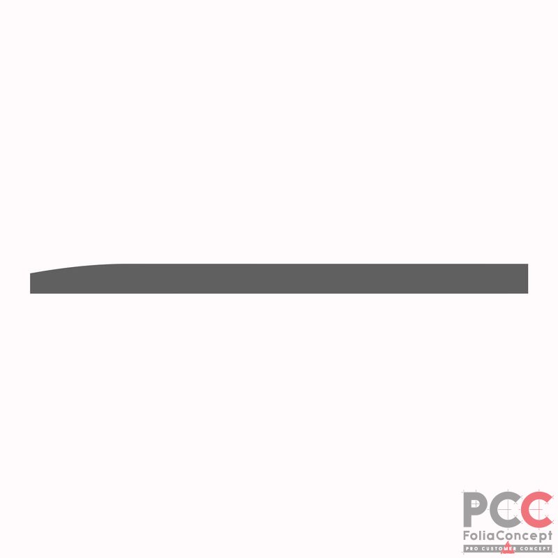 Folienstreifen Fiat Ducato grau 260mm L