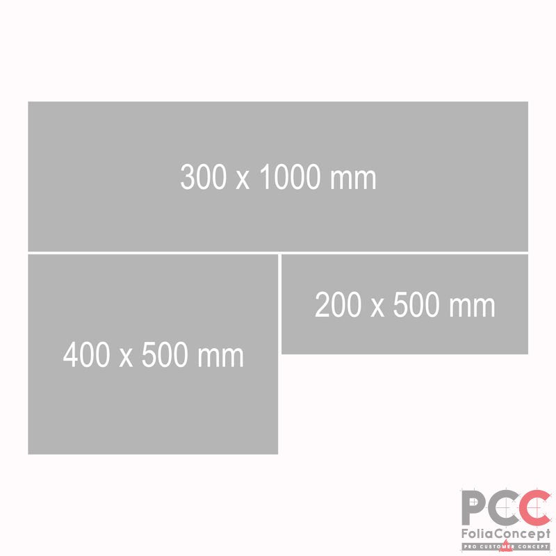 Dome silber - 3 tlg. L+R