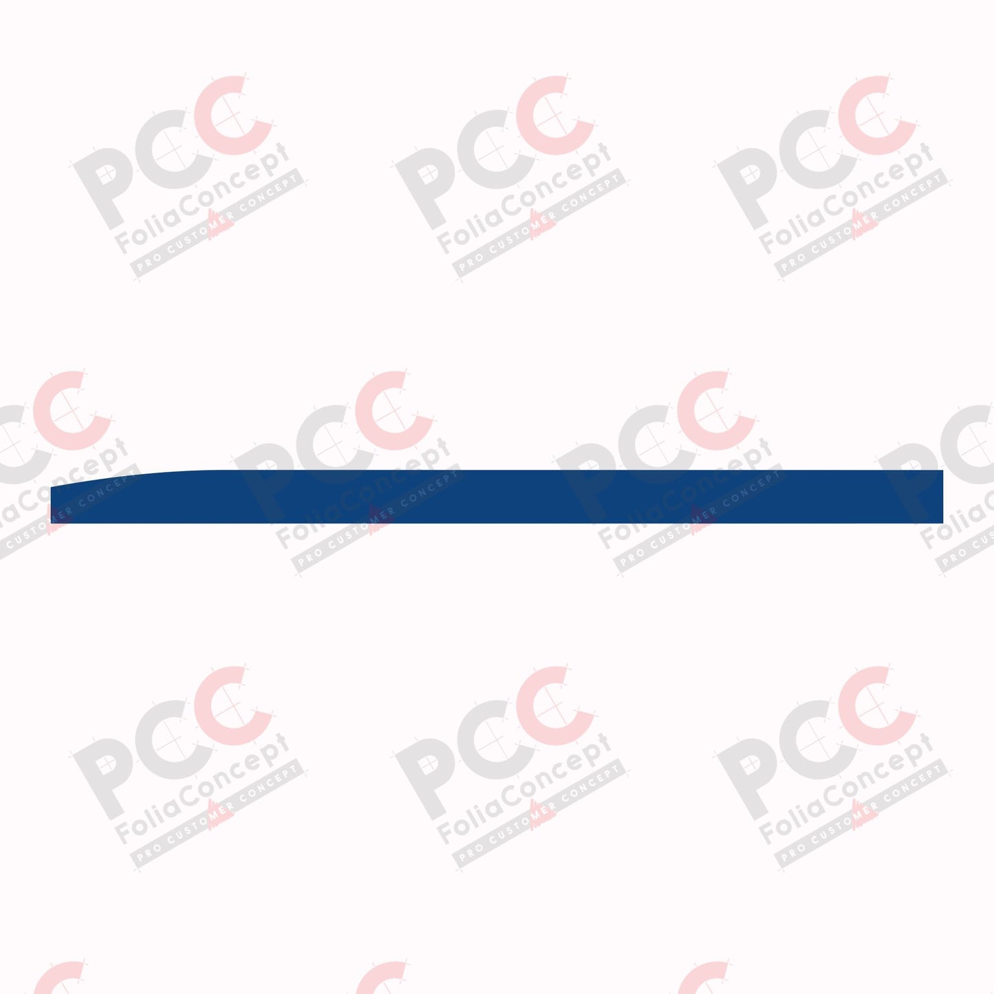Folienstreifen Fiat Ducato blau 260mm L