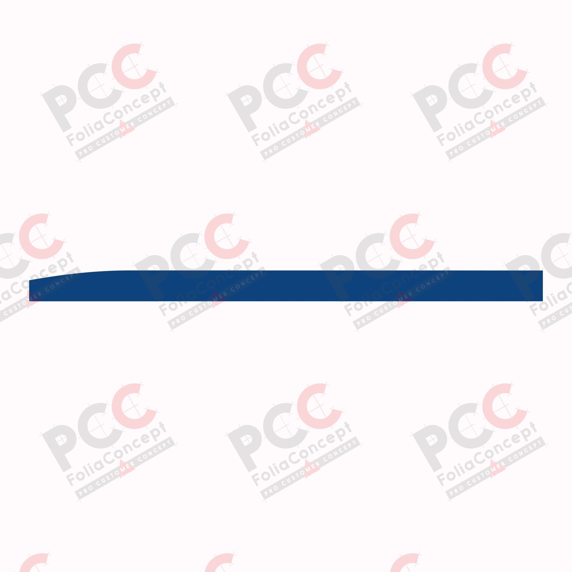 Folienstreifen Fiat Ducato blau 260mm L