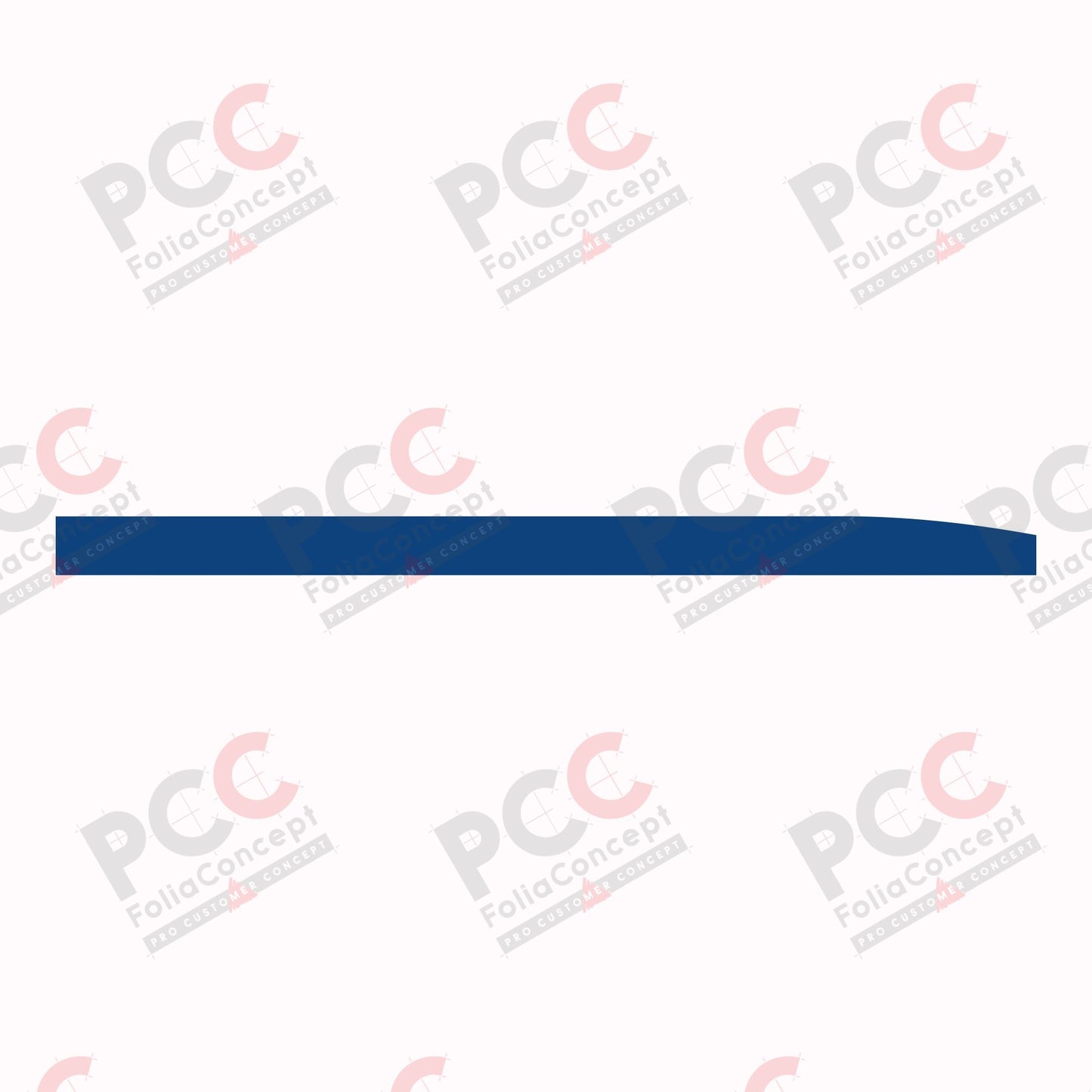 Folienstreifen Fiat Ducato blau 260mm R