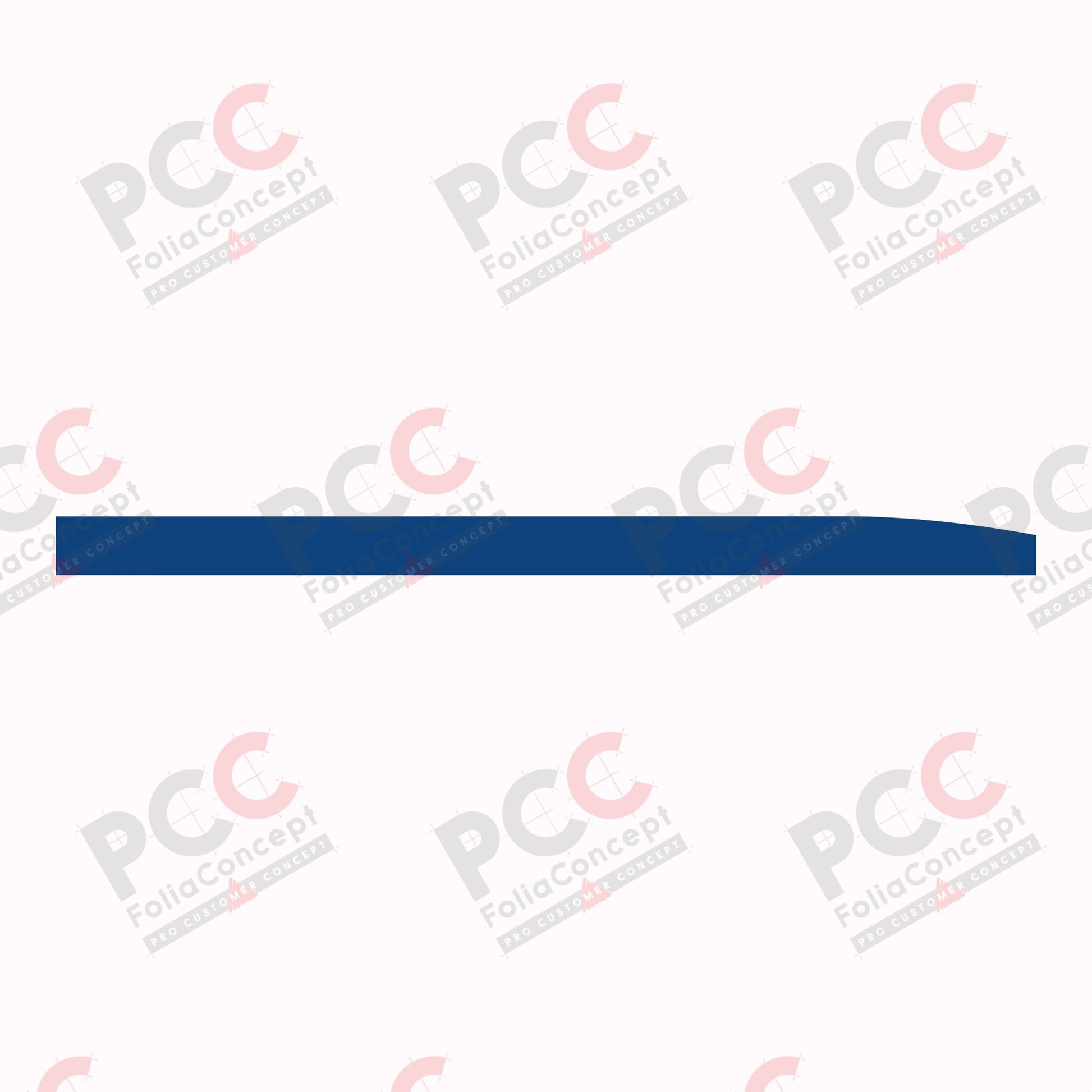 Folienstreifen Fiat Ducato blau 260mm R