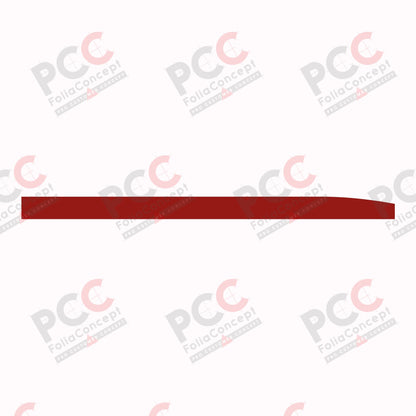 Folienstreifen Fiat Ducato rotbr 260mm R