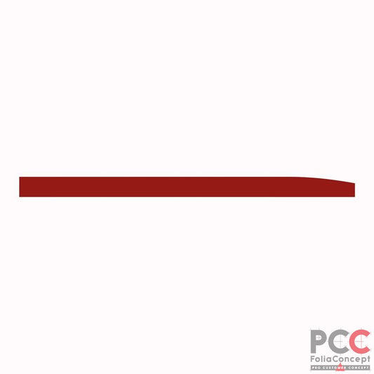 Folienstreifen Fiat Ducato rotbr 260mm R