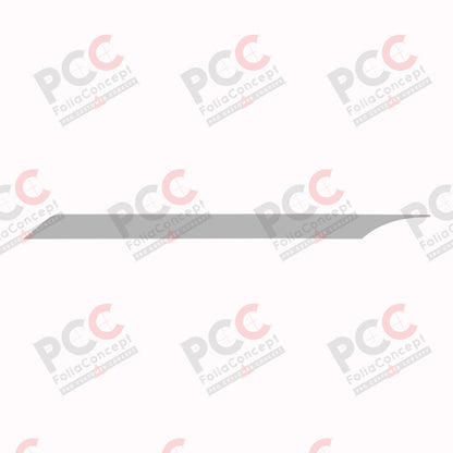 Aufkleber Dach/Haube AK Fiat silber links
