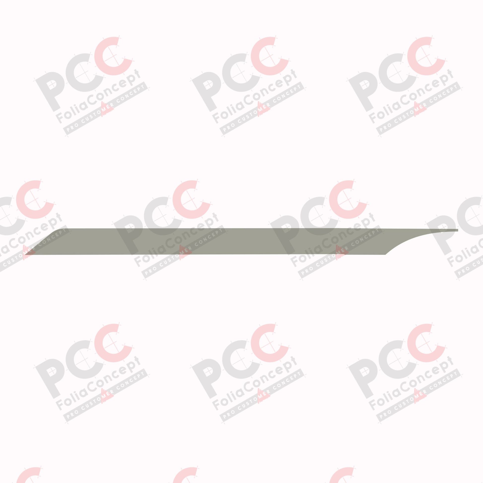 Aufkleber Dach/Haube AK Fiat champagner links