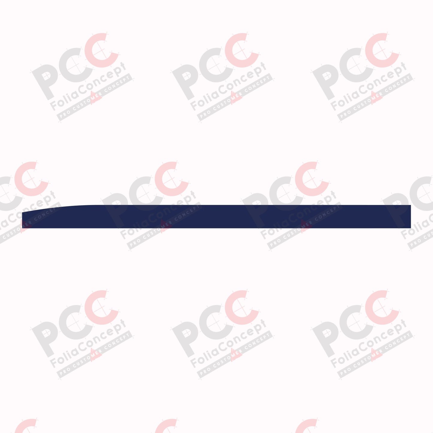 Folienstreifen Fiat Ducato blau 260mm L