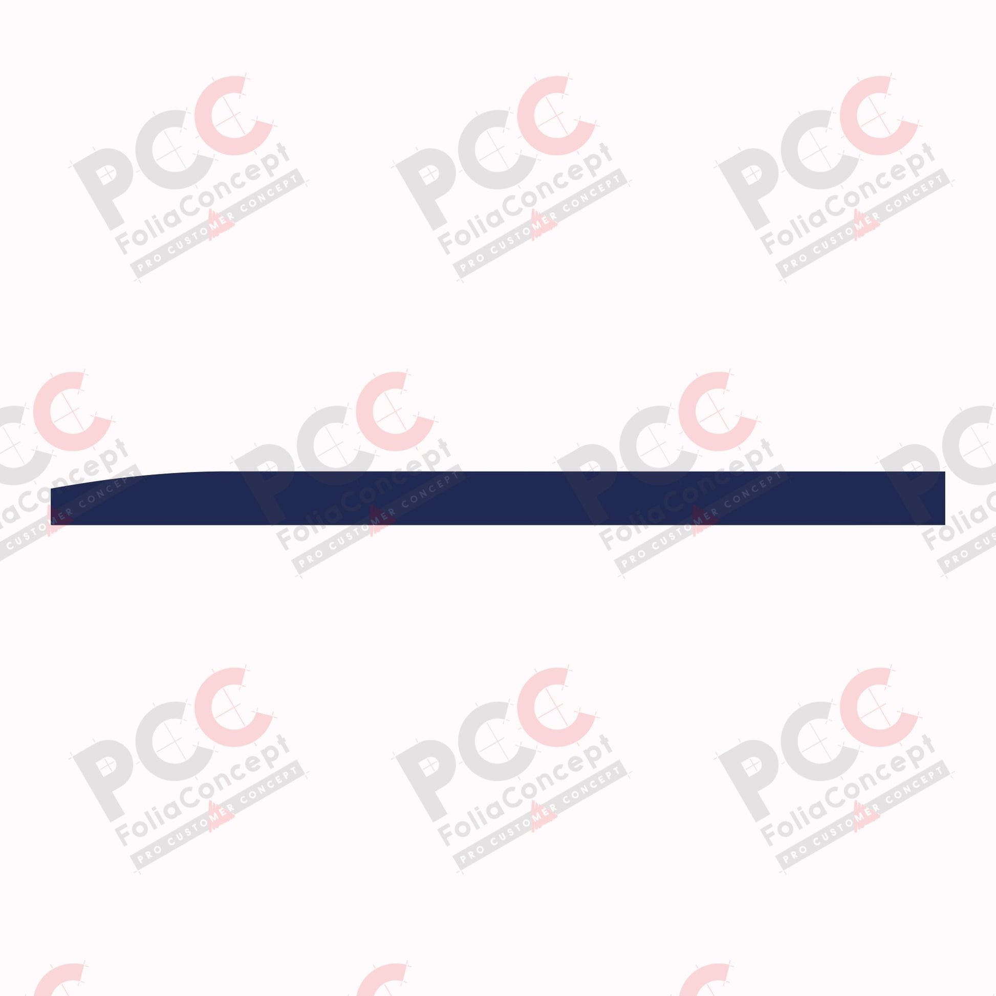 Folienstreifen Fiat Ducato blau 260mm L