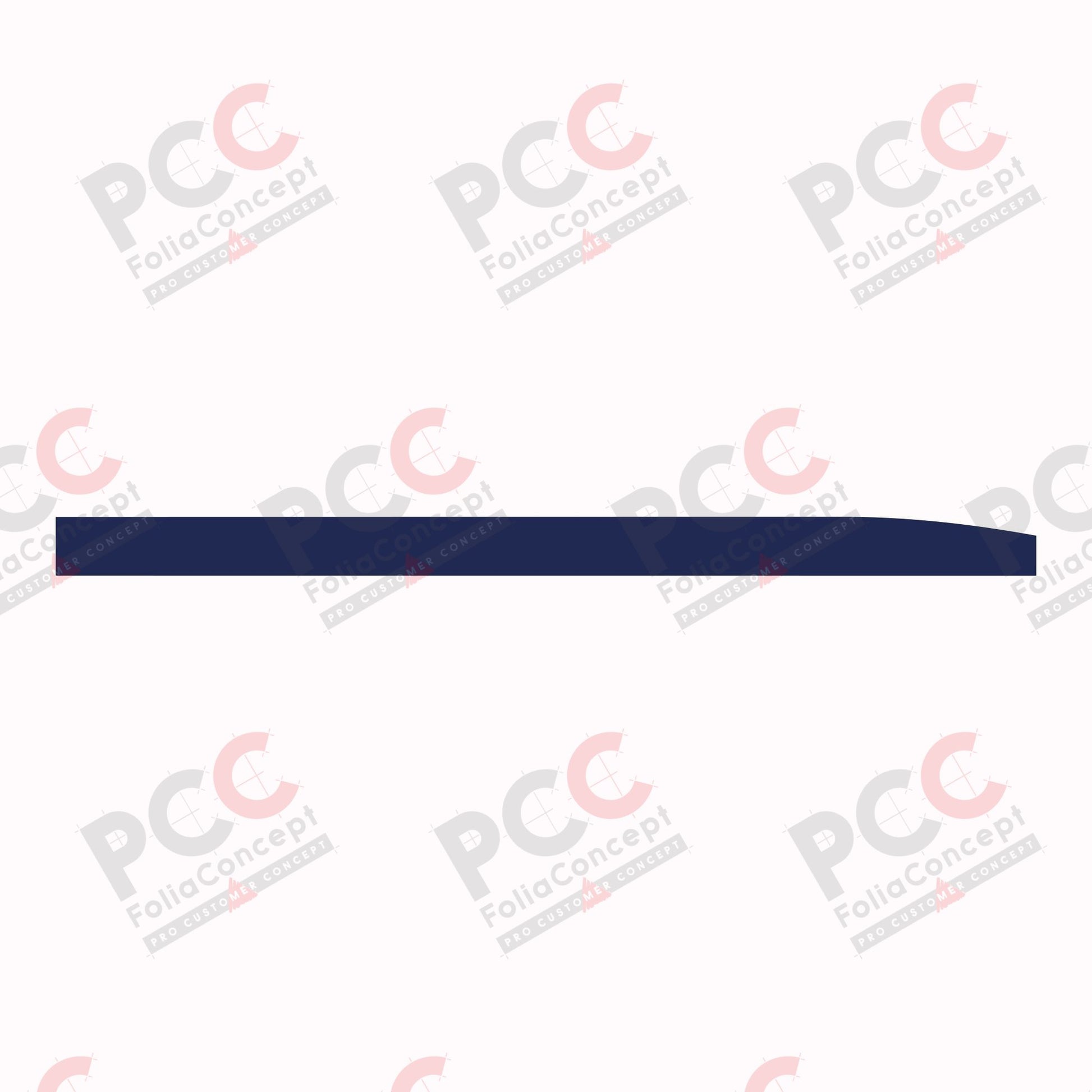 Folienstreifen Fiat Ducato blau 260mm R
