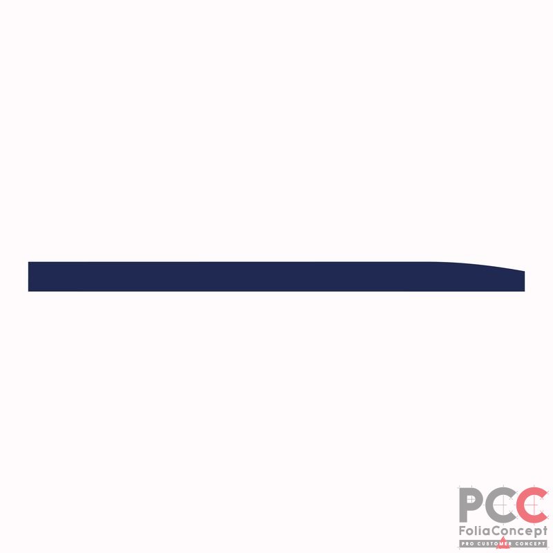 Folienstreifen Fiat Ducato blau 260mm R