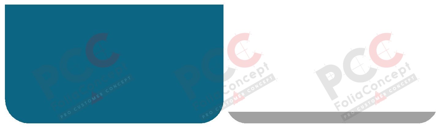 Aufkleber Hobby Alkoven Klappe E - blau-met/silber